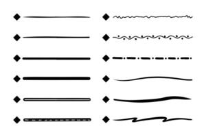 Collection of isolated vector outline check to do lists, check marks and checkboxes in doodle