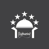 Restaurant logo vector template illustration