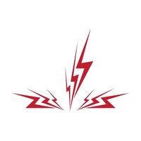 Flash lightning thunderbolt logo vector template