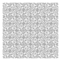 Maze puzzle game vector pattern