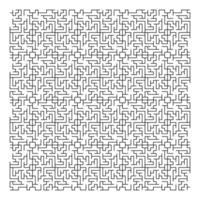 Maze puzzle game vector pattern