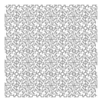 Maze puzzle game vector pattern