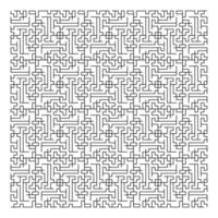 Maze puzzle game vector pattern