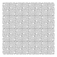 Maze puzzle game vector pattern