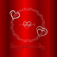 contento san valentin día, San Valentín día concepto para saludo tarjeta, celebracion, anuncios, marca, cubrir, etiqueta, ventas. San Valentín día mínimo corazón diseño tarjeta. vector