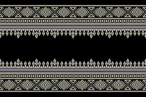 Vertical ikat geometric traditional style,seamless pattern and line texture background. Use for fabric, textile, decoration elements. vector