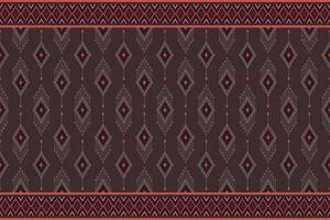 Vertical ikat geometric traditional style,seamless pattern and line texture background. Use for fabric, textile, decoration elements. vector