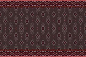 Vertical ikat geometric traditional style,seamless pattern and line texture background. Use for fabric, textile, decoration elements. vector