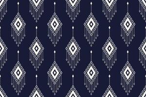 Vertical ikat geometric traditional style,seamless pattern and line texture background. Use for fabric, textile, decoration elements. vector