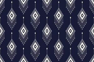 Vertical ikat geometric traditional style,seamless pattern and line texture background. Use for fabric, textile, decoration elements. vector