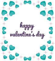 Creative concept of Happy Valentines Day card set vector