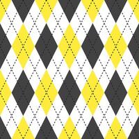 amarillo y negro argyle modelo. argyle vector modelo. argyle modelo. geométrico modelo para ropa, envase papel, fondo, fondo, regalo tarjeta, suéter.