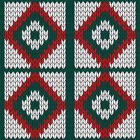 Christmas knitted pattern. knitted vector pattern. Seamless gradient pattern for clothing, wrapping paper, backdrop, background, gift card.