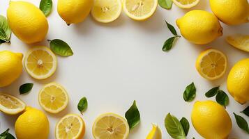 ai generado Fresco naranja Fruta aislado en blanco antecedentes foto