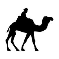 Camel icon. Camel Silhouette vector