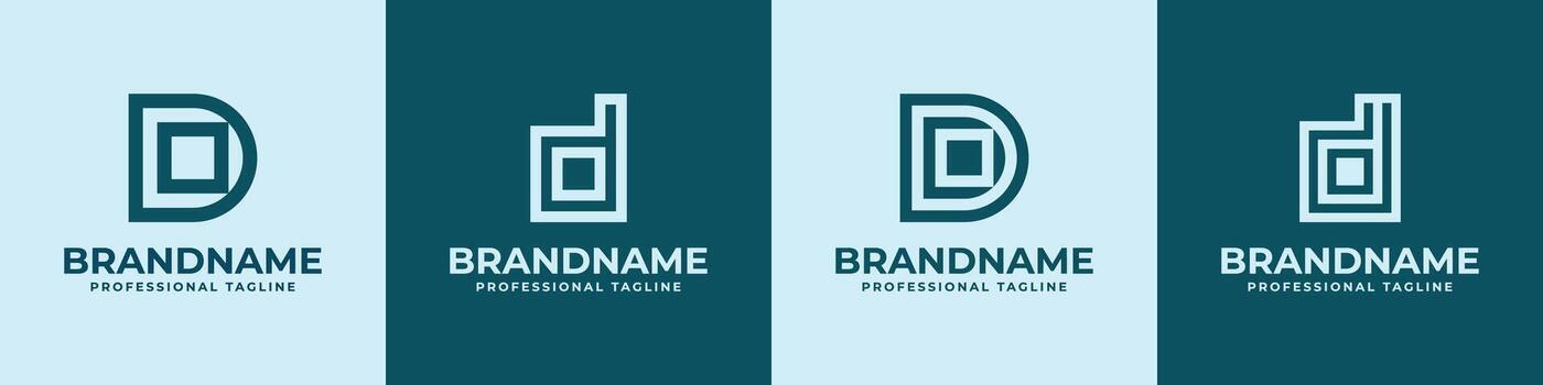 Modern Initials DO Logo, suitable for business with DO or OD initials vector