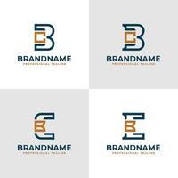 Elegant Letter BC and CB Monogram Logo, suitable for business with BC or CB initials vector
