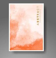 Cards with watercolor background. Design for your cover, date, postcard, banner, logo. vector