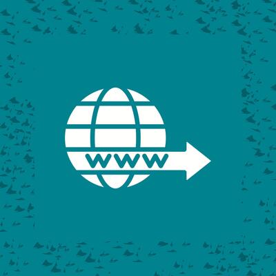 Domain Forwarding Vector Icon