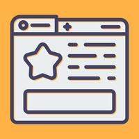 Favourite Page Vector Icon
