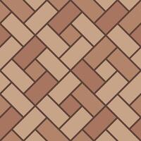 Flanders weave brown pavement top view pattern vector