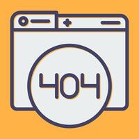 404 Error Vector Icon