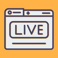 Live Stream Vector Icon