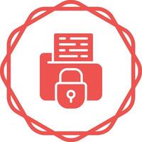 Secure Folder Vector Icon