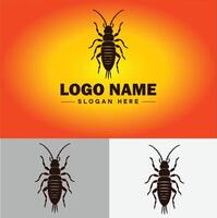 Earwig logo vector art icon graphics for business brand icon earwig logo template