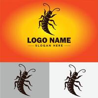 Earwig logo vector art icon graphics for business brand icon earwig logo template