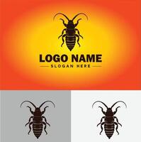 Earwig logo vector art icon graphics for business brand icon earwig logo template