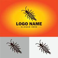 Earwig logo vector art icon graphics for business brand icon earwig logo template