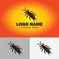 Earwig logo vector art icon graphics for business brand icon earwig logo template