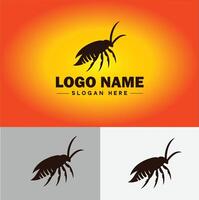 Earwig logo vector art icon graphics for business brand icon earwig logo template