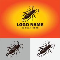 Earwig logo vector art icon graphics for business brand icon earwig logo template