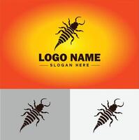 Earwig logo vector art icon graphics for business brand icon earwig logo template