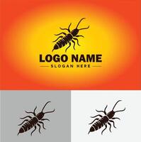 Earwig logo vector art icon graphics for business brand icon earwig logo template