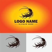 Earwig logo vector art icon graphics for business brand icon earwig logo template