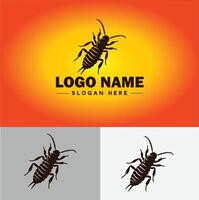 Earwig logo vector art icon graphics for business brand icon earwig logo template