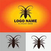 Earwig logo vector art icon graphics for business brand icon earwig logo template