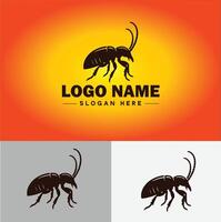 Earwig logo vector art icon graphics for business brand icon earwig logo template