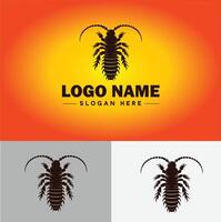 Earwig logo vector art icon graphics for business brand icon earwig logo template