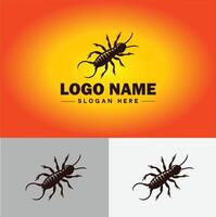 Earwig logo vector art icon graphics for business brand icon earwig logo template