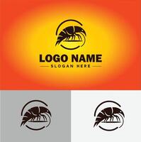 Earwig logo vector art icon graphics for business brand icon earwig logo template