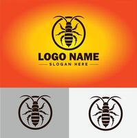 Earwig logo vector art icon graphics for business brand icon earwig logo template