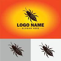 Earwig logo vector art icon graphics for business brand icon earwig logo template