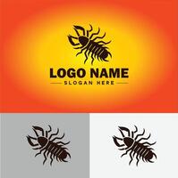 Earwig logo vector art icon graphics for business brand icon earwig logo template