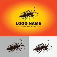 Earwig logo vector art icon graphics for business brand icon earwig logo template