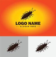 Earwig logo vector art icon graphics for business brand icon earwig logo template