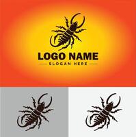 Earwig logo vector art icon graphics for business brand icon earwig logo template